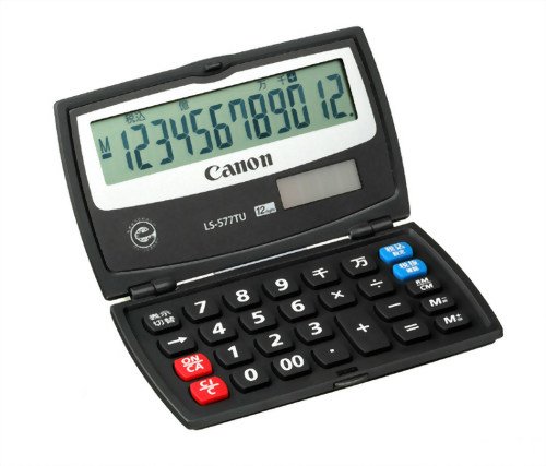 CANON 折りたたみ手帳タイプ電卓 12桁 LS-577TU