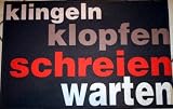 Fussmatte Klingeln Klopfen Schreien Warten