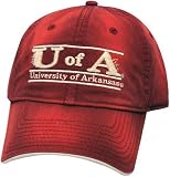 Arkansa State Intense Washed Team Color with Classic Bar Design Adjustable Twill Hat