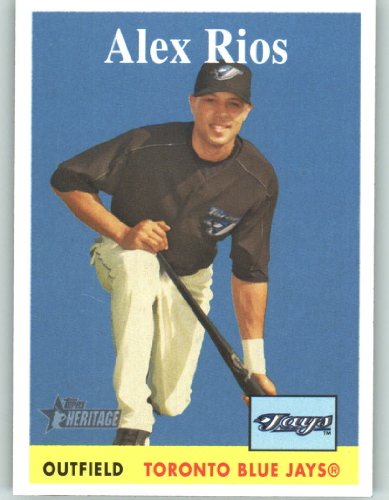 2007 Topps Heritage #48 Alex Rios - Toronto Blue Jays (Baseball Cards)