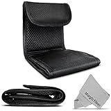 3 Pocket Lens Filter Case for Circular or Square Filters + MagicFiber Microfiber Cleaning Cloth