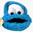 Sesame Street Cookie Monster Plushy Purse / bag