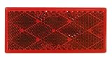 REFLECTOR -- RECTANG. QUICK MOUNT -- RED -- 2 PK