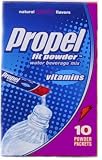 Gatorade Propel Fit Powder Water Beverage Mix, Natural GRAPE Flavors, 10 Packets (PACK of 3)