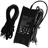 Dell Ac Adapter Laptop Charger for Dell INSPIRON, XPS, Studio, Latitude, Vostro, P/N PA-10 PA10 90w 90 watt Portable Charger for Laptop Notebook Computer Battery Charger Power Supply Cord Plug