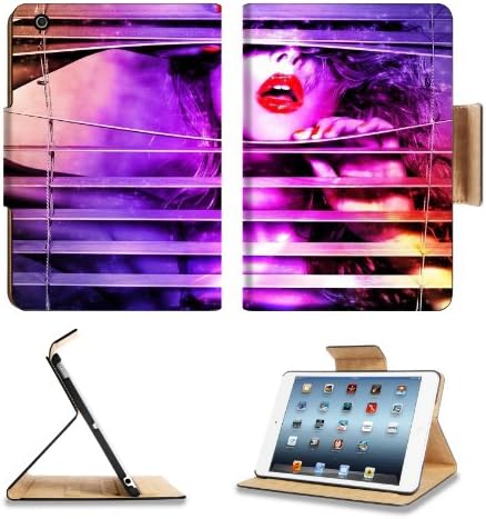 Red Lipstick Female Window Blinds Apple Ipad Mini Retina Display Flip Case Stand Smart Magnetic Cover Open Ports Customized Made to Order Support Ready Premium Deluxe Pu Leather 8 Inch (205mm) X 5 1/2 Inch (140mm) X 11/16 Inch (17mm) MSD Ipad Mini Retina 2 Professional Ipadmini Cases Ipad_mini Accessories Graphic Background Covers Designed Model Folio Sleeve HD Template Designed Wallpaper Photo Jacket Wifi 16gb 32gb 64gb Luxury Protector