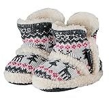 Barts Nordic Booties Baby Strickschuhe Heather Grey