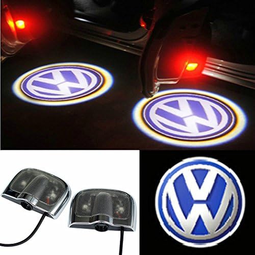 2PCS (1 Pair) X 8th Gen car door Shadow laser projector logo LED light for Volkswagen VW Golf Polo Passat Beetle Jetta CC Scirocco Tiguan Touran Touareg Eos Phaeton GTI