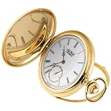Aerowatch Mens 10260 Mechanical Roman Dial Skeletal Pocket Watch by Aerowatch