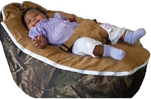 Baby Beanbags For Newborns to Toddler Kids Portable Bean Bag Seat Filled, Ready To Use (Vol. I Booper Camouflage Army)