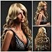 (WG-XC96-27T613) Long Wave Hair Wig,Golden Blonde color
