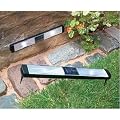 Solar Power Bright LED Garden Path Lamp Twin Wall Work Light