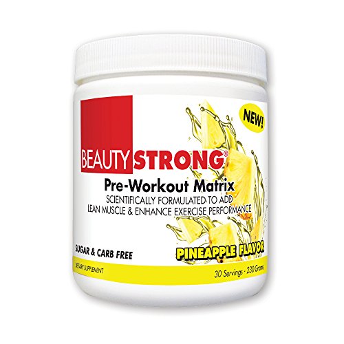 BeautyFit BeautyStrong, Pre-Workout Matrix For Women, Pineapple, 230 grams (30 Servings)