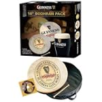 Bodhran (Irish Drum) Value Pack - Guinness Oval Design - Full Size 18"