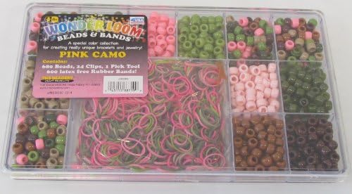 Wonder Loom Beads and Bands Pink Camo