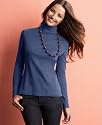 Charter Club Top, Long Sleeve Knit Turtleneck