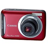 Canon PowerShot A495 10.1 MP Digital Camera with 3.3x Optical Zoom and 2.5-Inch LCD (Red)