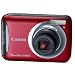 Canon PowerShot A495 10.0 MP Digital Camera with 3.3x Optical Zoom and 2.5-Inch LCD (Red)
