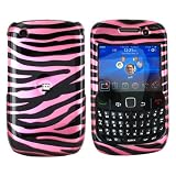 Blackberry Curve 8520 Hard Case Pink Zebra Black & TOOL