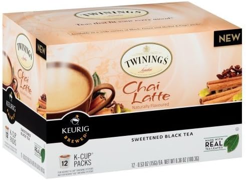 Twinings Chai Latte Keurig K-Cups (Pack of 6)