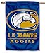 College Flags & Banners Co. UC Davis Aggies Double Sided and Two Sided House Flag