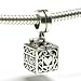 Valentines Gift Sterling Silver Heart Love Laugh Live Memory Locket Prayer Box Pendant Dangle Screw On Bead For Pandora Troll European Charm Bracelets