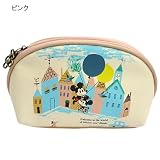 《シンジカトウ×ディズニー/ミッキー&ミニー》コラボver.3◎シェルポーチ【ピンク】☆SHINZI KATOU雑貨（小物入れ）通販☆