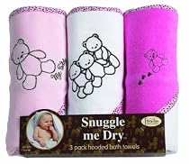 Frenchie Mini Couture Bear Hooded Towel Set, 3 Pack, Girl
From Frenchie Mini Couture
