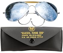 USA MILITARY ISSUE AVIATOR STYLE SUNGLASSES MIRROR LENS,2008 SPEC MILITARY COOL