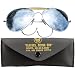 Rothco Mirror Air Force Style Sunglasses with Case