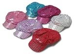 Sparkle Sequin Newsboy Hat