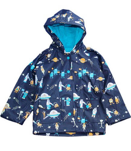Hatley Children s Alien Raincoat, Jackets, Boys