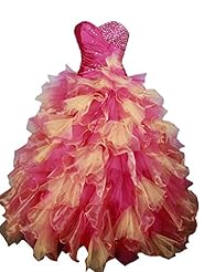 Strapless Crystal Crystals   Ball Gown Pageant Dress/Quinceanera Dress 