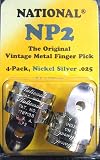 Original NP2 Nickel Silver Vintage Metal Finger Picks - 4 Pack