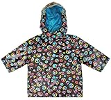 Capelli New York Painters Love Peace Girls Rain Slicker Black Combo 7/8