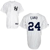 Robinson Cano New York Yankees YOUTH Replica Home Jersey by Majestic