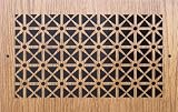 Pattern Cut 1812D Cherry D D Series 12 x 18 Wood Return Air Register