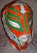 WWE REY MYSTERIO Pro-Grade KIDS Orange Leather Mask