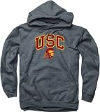 USC Trojans Dark Heather Perennial II Hooded Sweatshirt