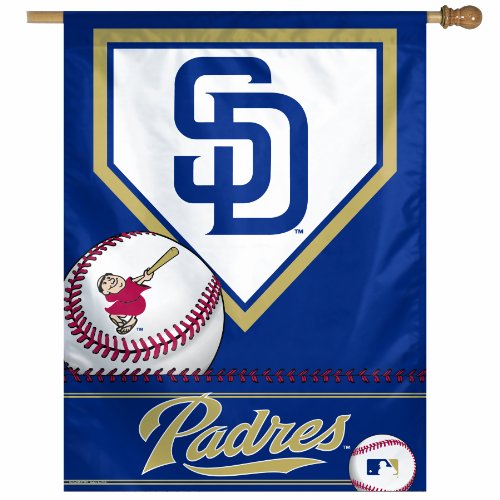 MLB San Diego Padres 27-by-37 inch Vertical Flag