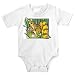 Onesie with eating, squirrel, nut, ground, grass