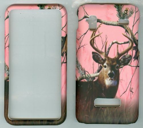 Samsung Captivate Glide I927 (At&t) Rubberized Pink Camo Rt Buck Deer Tree Skin Hard Case/cover/faceplate/snap On/housing/pr...