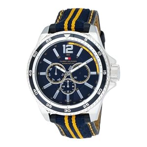 Tommy Hilfiger Men's 1790663 Sport Silver-Tone Watch