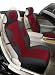 Eurow Sideless Sport Mesh Seat Cover (Red, 2-Pack)