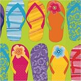 Flip Flop Lunch Napkins, 16ct Flip Flop Lunch Napkins, 16ct