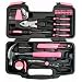 Apollo Precision Tools DT9706P 39-Piece Pink General Tool Set