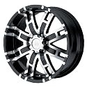 Helo Series HE835 Gloss Black Machined - 20 X 9 Inch Wheel