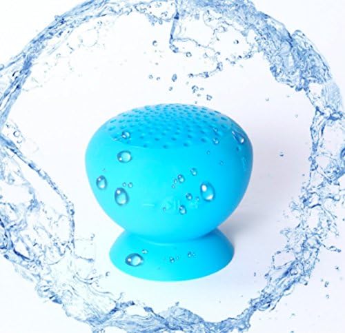EASYOWN Wireless Bluetooth Shower Speaker／Mini Phone holder mount Hands-Free speaker phone,with IP5 Water Proof Bluetooth 3.0 Speaker,Best for Showers, Pool, Surf, Car, Beach, Outdoor (Diamond Blue)