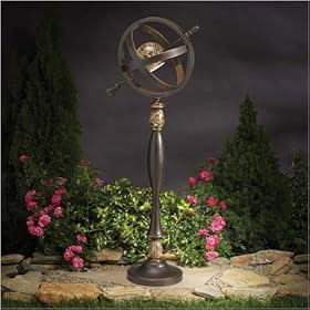Aries Manor Garden Armillary Landscape Path Light by Kichler
