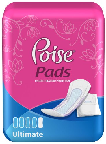 Poise Pads Ultimate Absorbency, 36-Count Packages (Pack of 4)